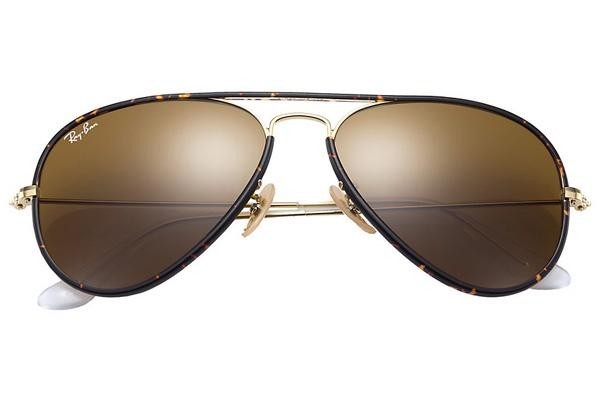Okulary przeciwsłoneczne Ray-Ban Aviator Full Color RB3025JM 001 Pilotki (Aviator) Havana