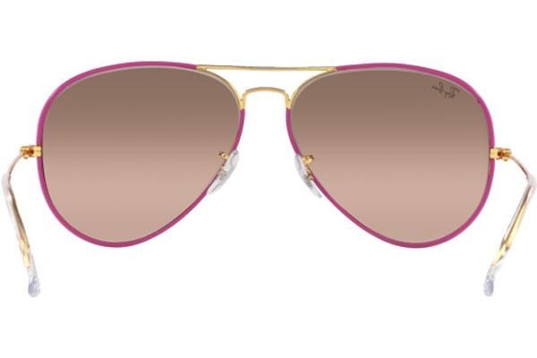 Okulary przeciwsłoneczne Ray-Ban Aviator Full Color RB3025JM 91963E Pilotki (Aviator) Fioletowe