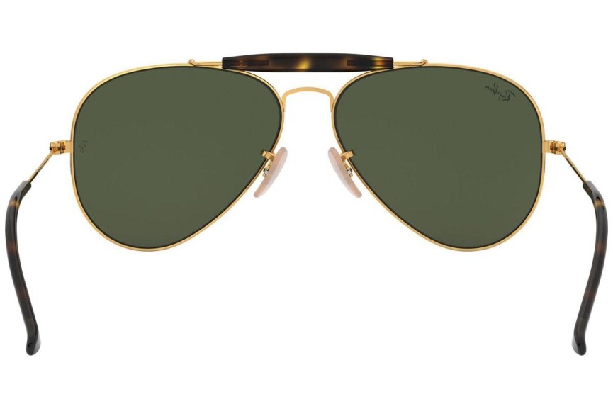 Okulary przeciwsłoneczne Ray-Ban Outdoorsman II RB3029 181 Pilotki (Aviator) Złote