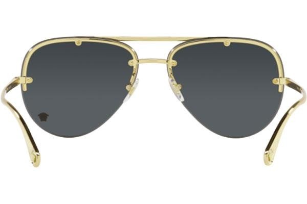 Okulary przeciwsłoneczne Versace VE2231 100287 Pilotki (Aviator) Złote