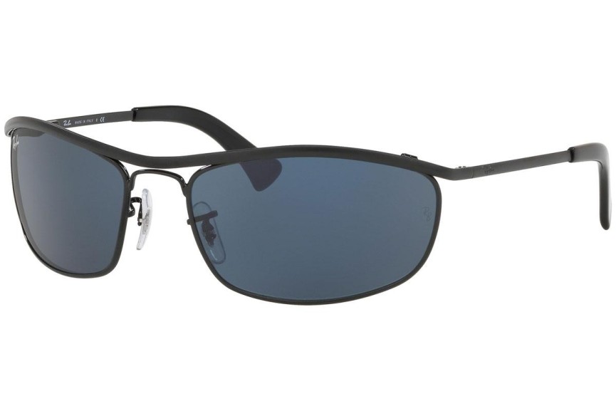Okulary przeciwsłoneczne Ray-Ban Olympian RB3119 9161R5 Prostokątne Czarne