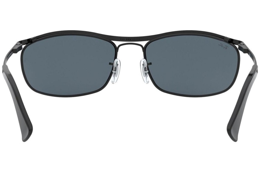 Okulary przeciwsłoneczne Ray-Ban Olympian RB3119 9161R5 Prostokątne Czarne