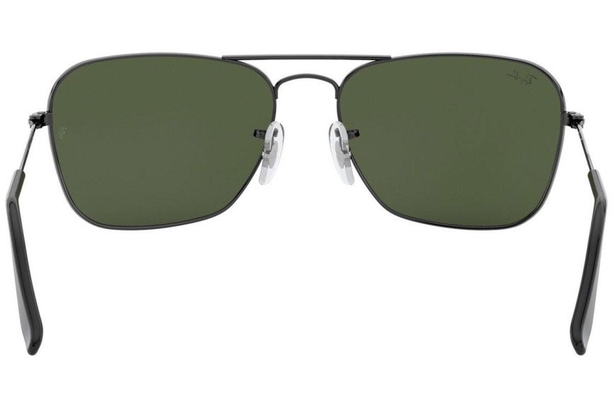 Okulary przeciwsłoneczne Ray-Ban Caravan RB3136 004 Pilotki (Aviator) Srebrne