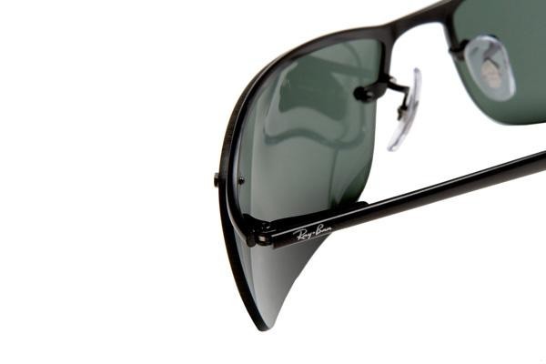 Okulary przeciwsłoneczne Ray-Ban RB3183 006/71 Prostokątne Czarne