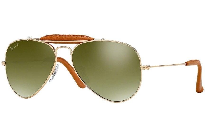 Okulary przeciwsłoneczne Ray-Ban Aviator Craft RB3422Q 001/M9 Polarized Pilotki (Aviator) Złote