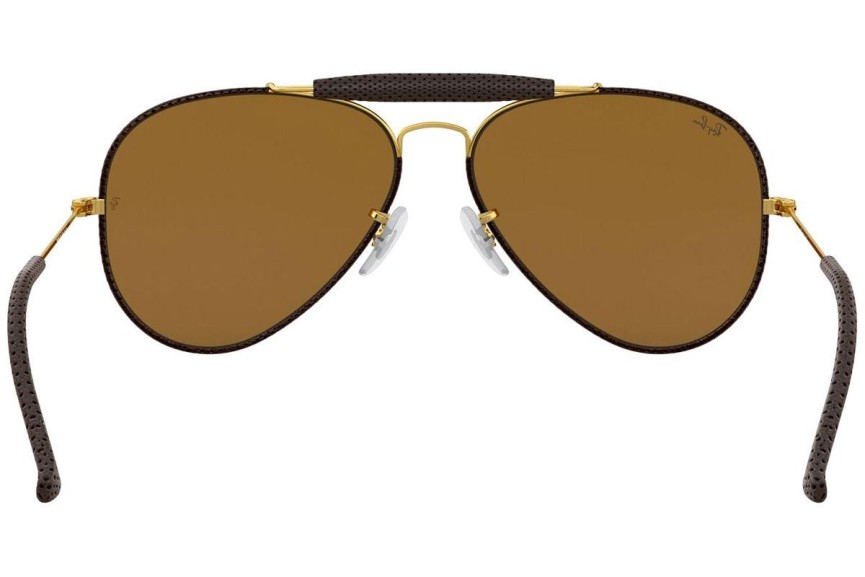 Okulary przeciwsłoneczne Ray-Ban Aviator Craft RB3422Q 9041 Pilotki (Aviator) Brązowe