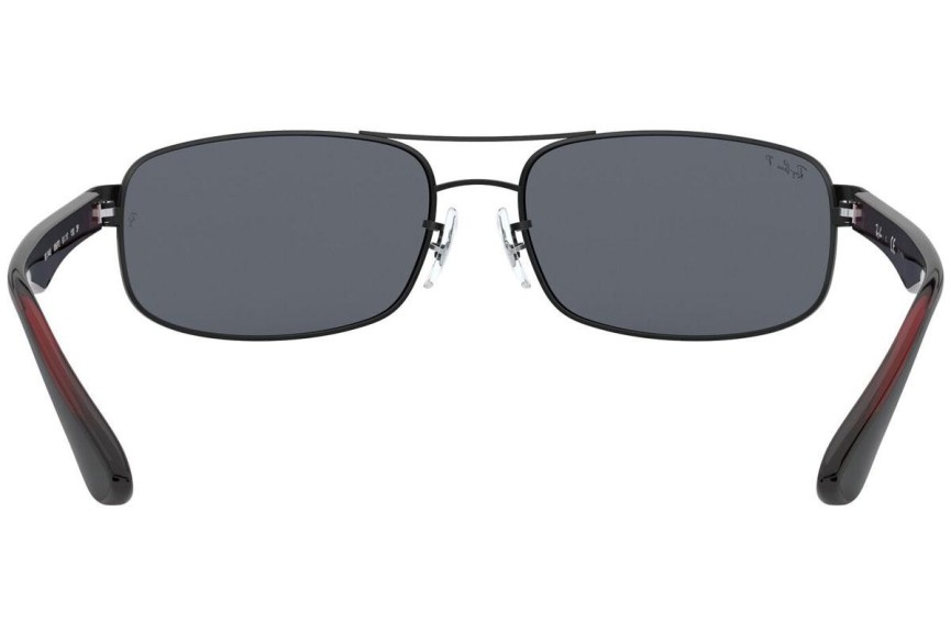 Okulary przeciwsłoneczne Ray-Ban RB3445 006/P2 Polarized Prostokątne Czarne