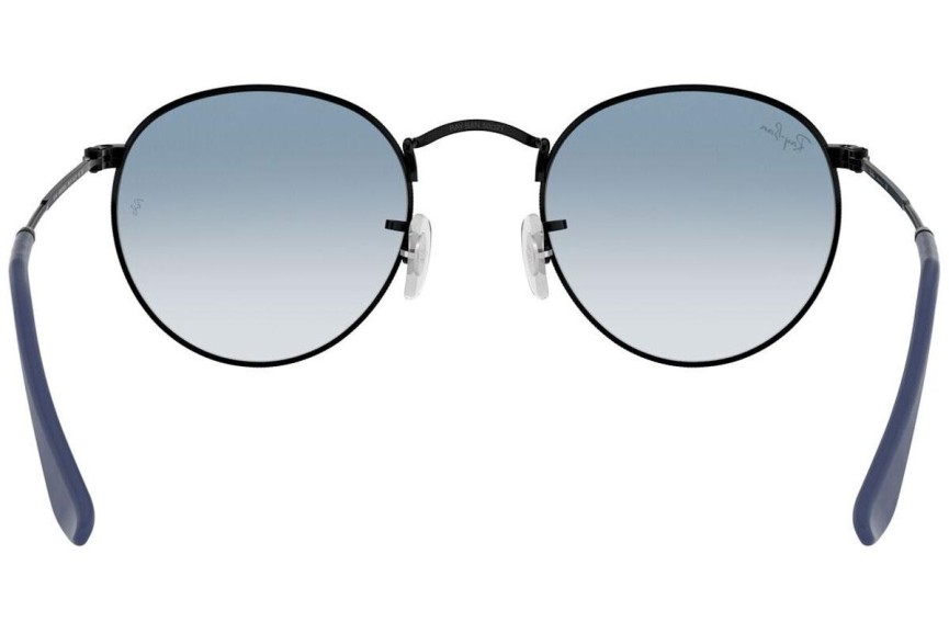 Okulary przeciwsłoneczne Ray-Ban Round Metal Metal RB3447 006/3F Okrągłe Czarne