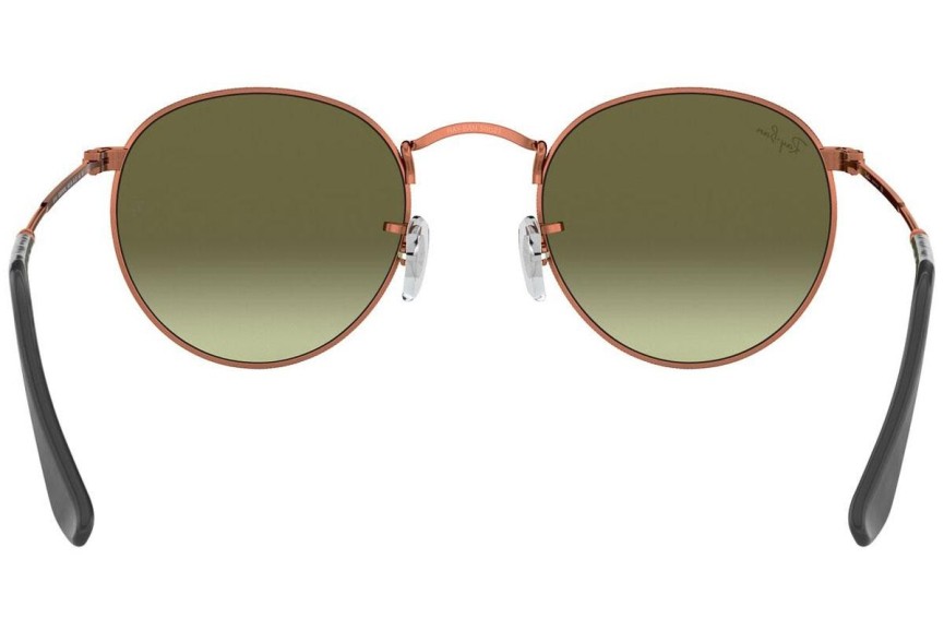 Okulary przeciwsłoneczne Ray-Ban Round Metal Metal RB3447 9002A6 Okrągłe Brązowe