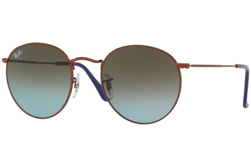 Okulary przeciwsłoneczne Ray-Ban Round Metal Metal RB3447 900396 Okrągłe Brązowe