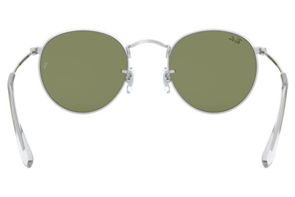 Okulary przeciwsłoneczne Ray-Ban Round Metal RB3447 91984E Okrągłe Srebrne