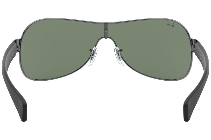 Okulary przeciwsłoneczne Ray-Ban RB3471 004/71 Pojedyncze | Shield Srebrne
