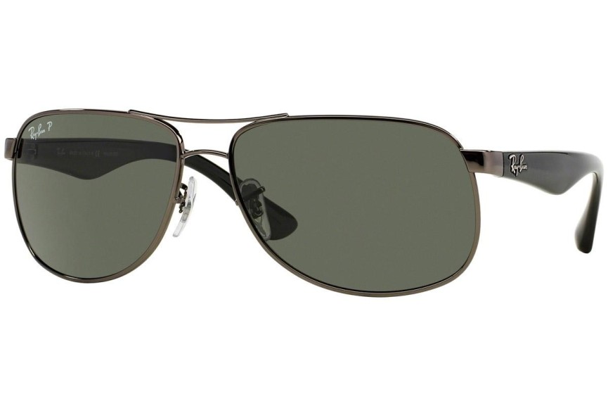 Okulary przeciwsłoneczne Ray-Ban RB3502 004/58 Polarized Pilotki (Aviator) Szare