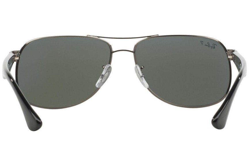 Okulary przeciwsłoneczne Ray-Ban RB3502 004/58 Polarized Pilotki (Aviator) Szare