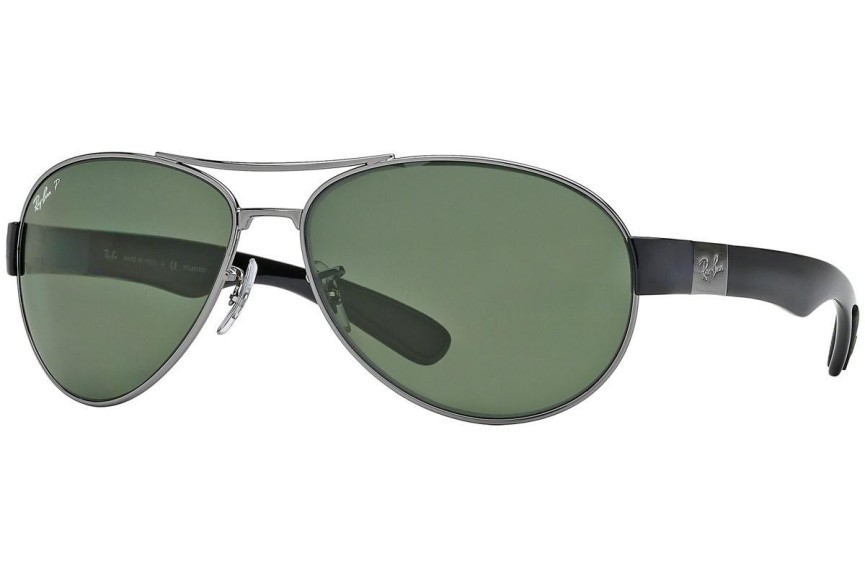 Okulary przeciwsłoneczne Ray-Ban RB3509 004/9A Polarized Pilotki (Aviator) Szare