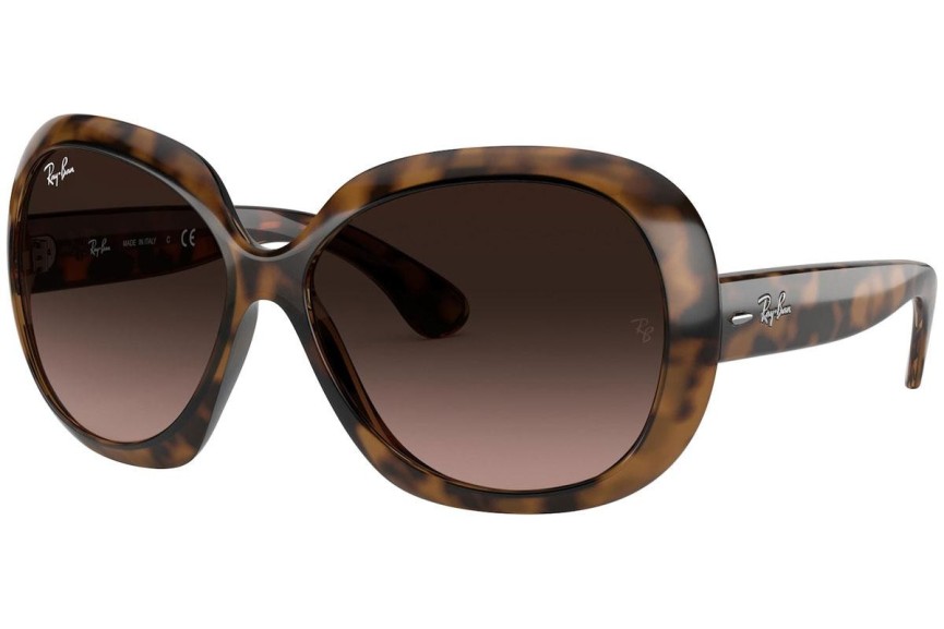 Okulary przeciwsłoneczne Ray-Ban Jackie Ohh II RB4098 642/A5 Oversize Havana