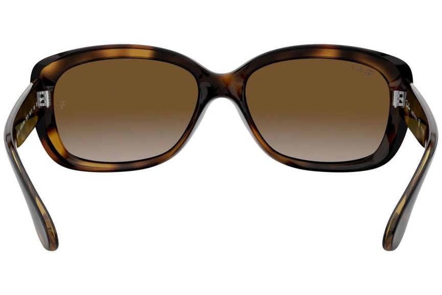 Aurinkolasit Ray-Ban Jackie Ohh RB4101 710/T5 Polarized Oversize Havana