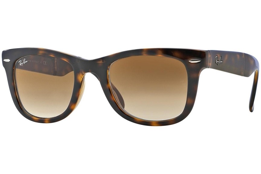 Napszemüvegek Ray-Ban Folding Wayfarer Classic RB4105 710/51 Szogletes Havana