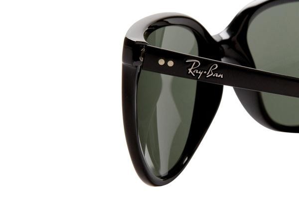 Okulary przeciwsłoneczne Ray-Ban Cats 1000 RB4126 601/32 Oversize Czarne