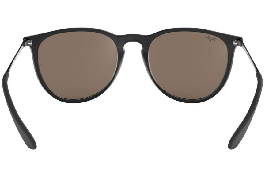 Okulary przeciwsłoneczne Ray-Ban Erika Color Mix RB4171 601/5A Okrągłe Czarne