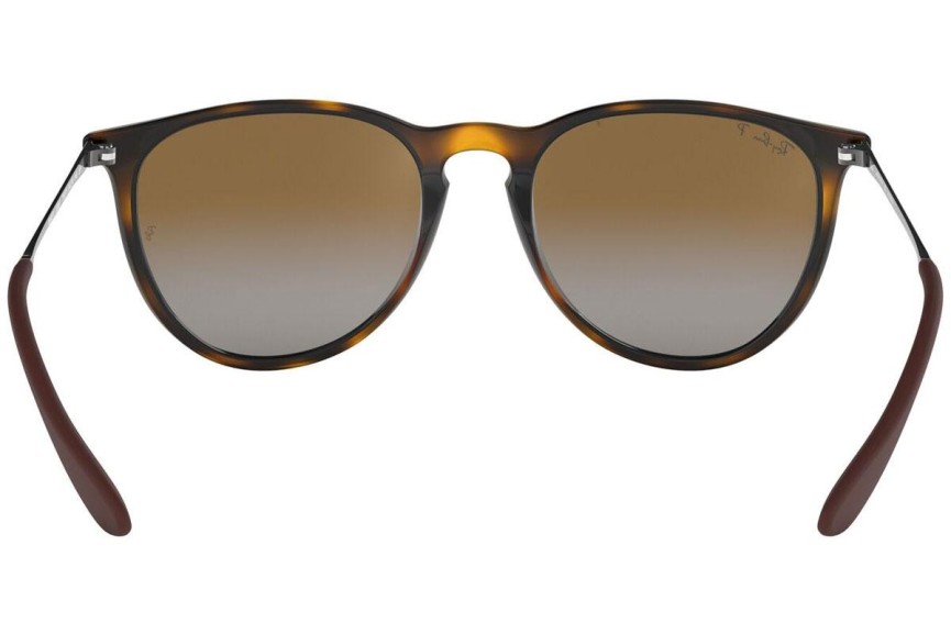 Ochelari de soare Ray-Ban Erika Classic Havana Collection RB4171 710/T5 Polarized Rotunzi Havana