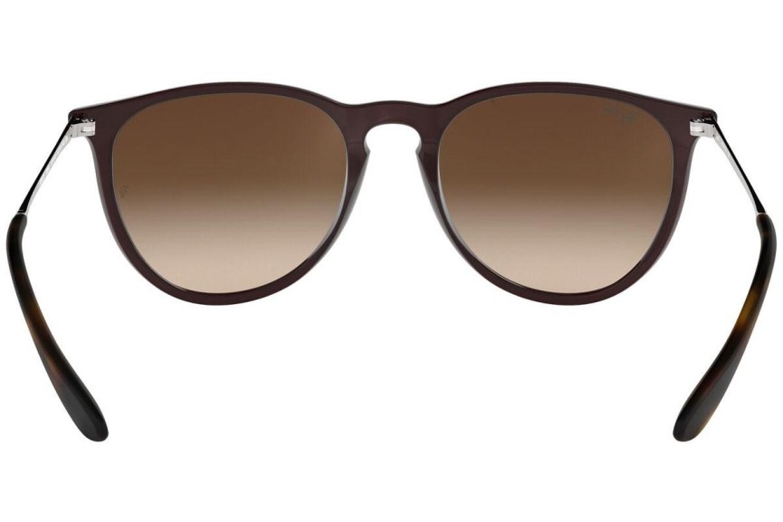 Sluneční brýle Ray-Ban Erika Classic RB4171 631513 Okrouhlé Hnědé