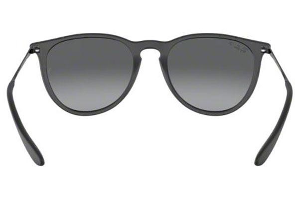 Aurinkolasit Ray-Ban Erika RB4171 622/T3 Polarized Pyöreä Musta