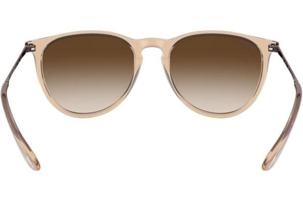 Ochelari de soare Ray-Ban Erika RB4171 651413 Rotunzi Maro