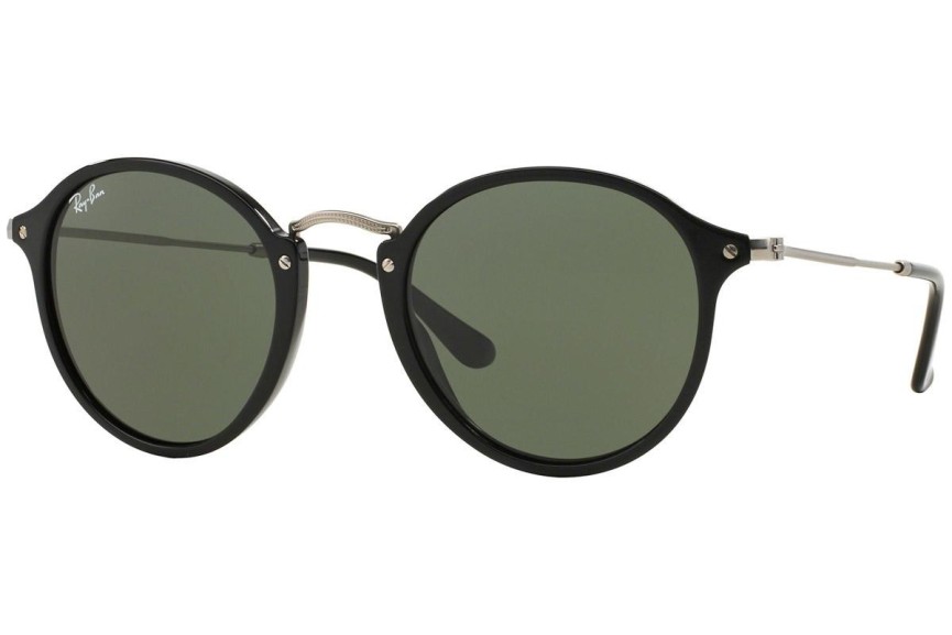 Okulary przeciwsłoneczne Ray-Ban Round RB2447 901 Okrągłe Czarne