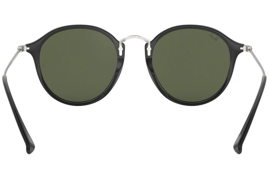Okulary przeciwsłoneczne Ray-Ban Round RB2447 901 Okrągłe Czarne