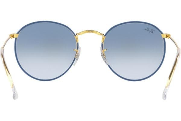 Zonnebril Ray-Ban Round Full Color RB3447JM 91963F Ronde Blauw