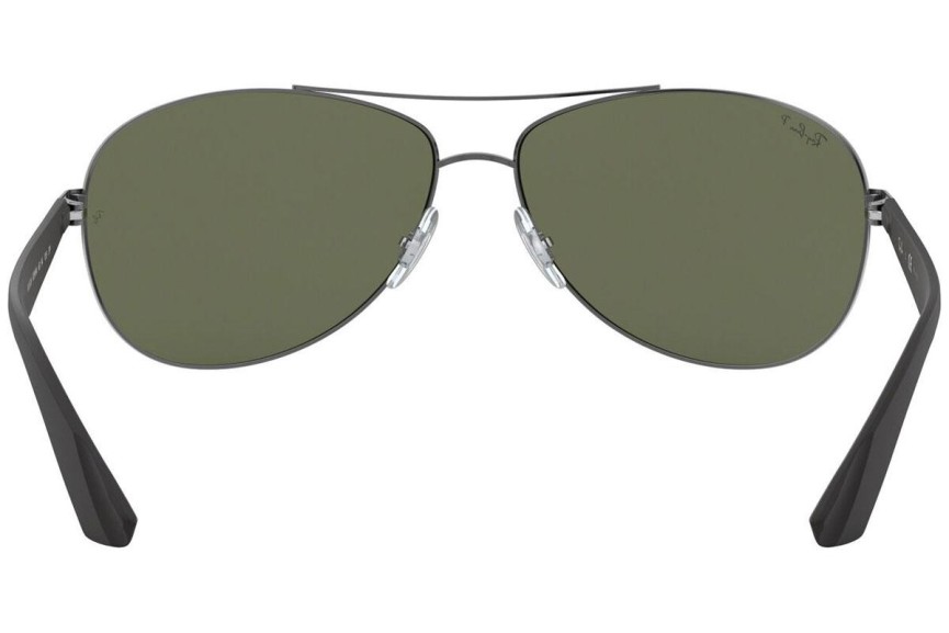Okulary przeciwsłoneczne Ray-Ban RB3526 029/9A Polarized Pilotki (Aviator) Szare