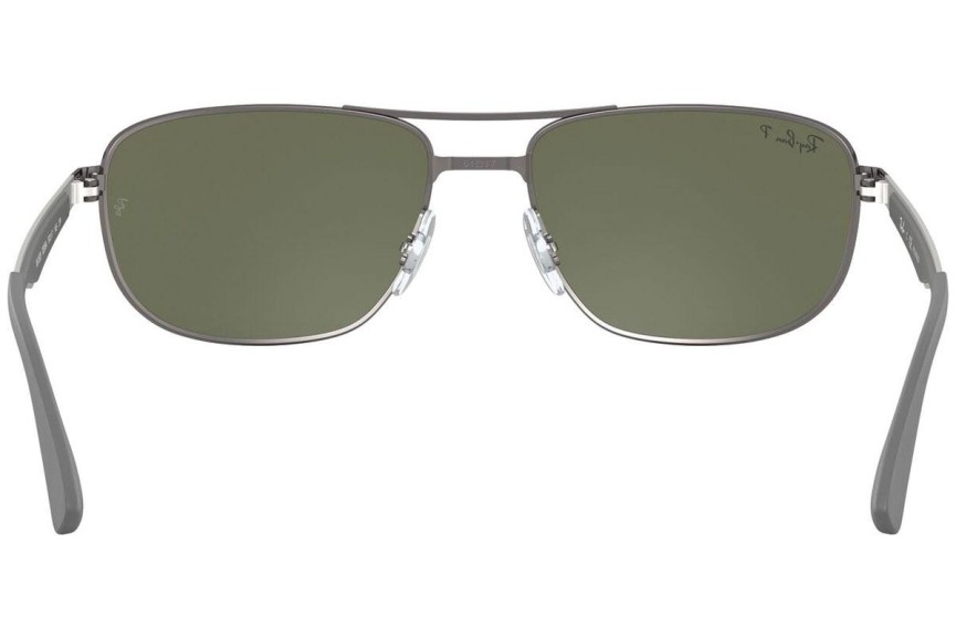 Okulary przeciwsłoneczne Ray-Ban RB3528 029/9A Polarized Pilotki (Aviator) Szare