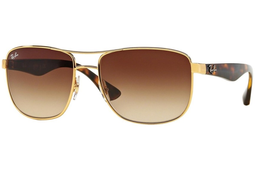 Okulary przeciwsłoneczne Ray-Ban RB3533 001/13 Pilotki (Aviator) Złote