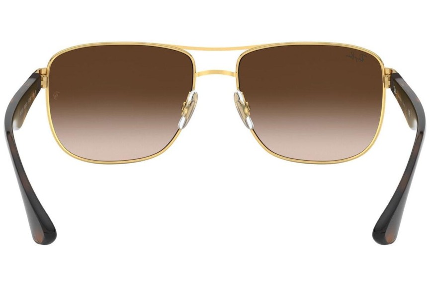 Okulary przeciwsłoneczne Ray-Ban RB3533 001/13 Pilotki (Aviator) Złote