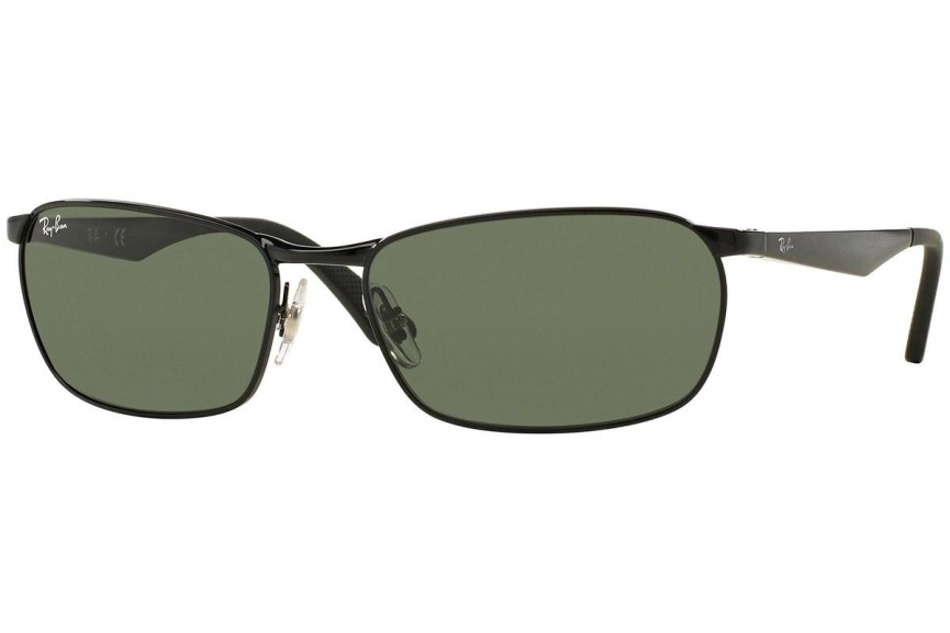 Okulary przeciwsłoneczne Ray-Ban RB3534 002 Prostokątne Czarne