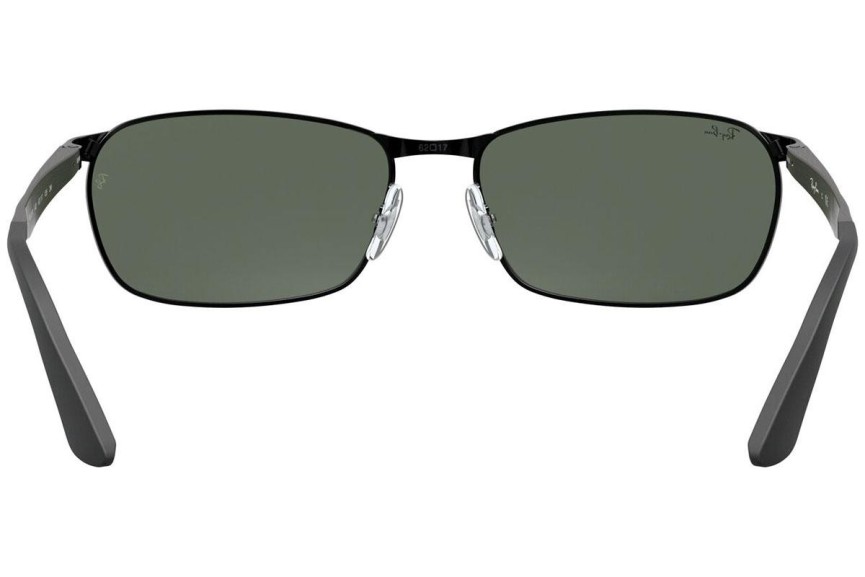 Okulary przeciwsłoneczne Ray-Ban RB3534 002 Prostokątne Czarne
