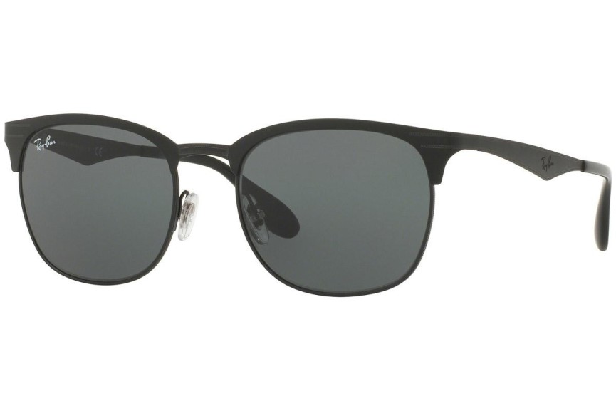 Okulary przeciwsłoneczne Ray-Ban RB3538 186/71 Browline Czarne
