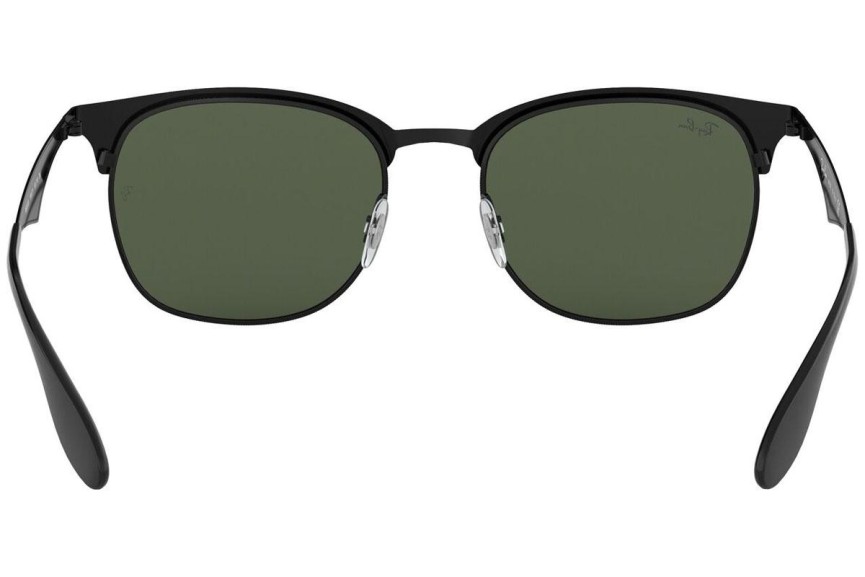 Okulary przeciwsłoneczne Ray-Ban RB3538 186/71 Browline Czarne