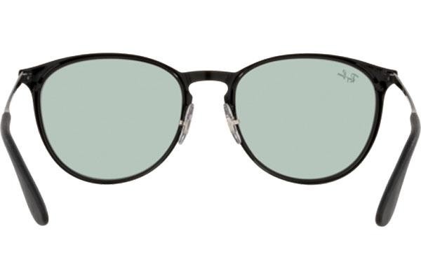 Okulary przeciwsłoneczne Ray-Ban Erika Metal RB3539 002/Q5 Okrągłe Czarne