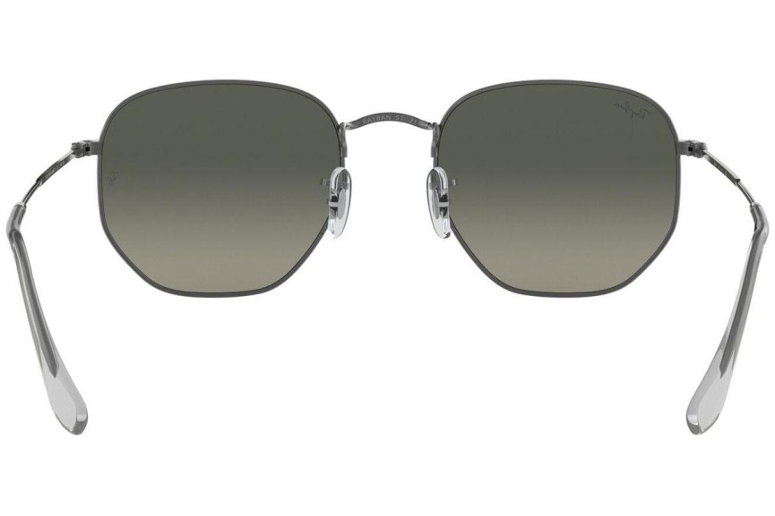 Слънчеви очила Ray-Ban Hexagonal Flat Lenses RB3548N 004/71 Заоблени Сива