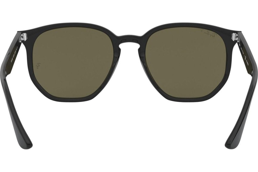 Слънчеви очила Ray-Ban RB4306F 601/9A Polarized Правоъгълни Черна