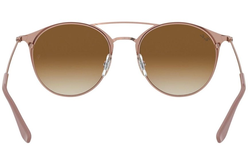 Okulary przeciwsłoneczne Ray-Ban RB3546 907151 Okrągłe Beżowe