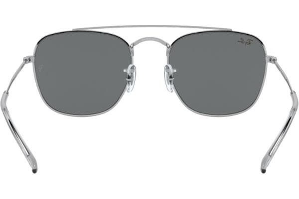 Okulary przeciwsłoneczne Ray-Ban RB3557 9198B1 Kwadratowe Srebrne