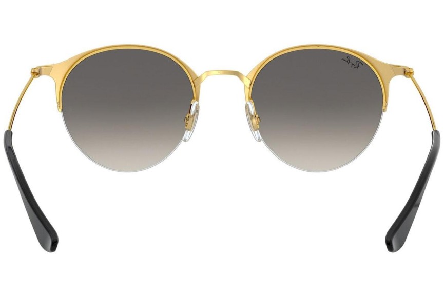 Okulary przeciwsłoneczne Ray-Ban RB3578 187/11 Okrągłe Czarne