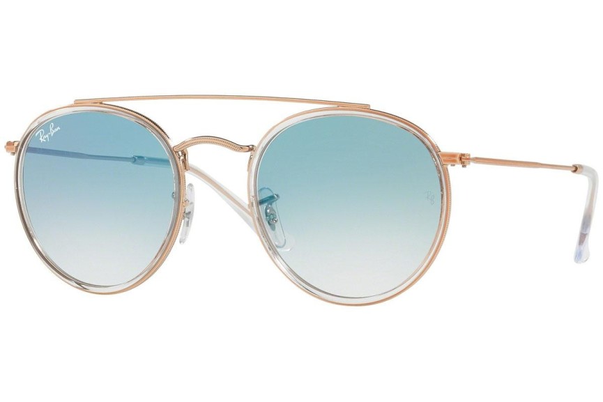 Napszemüvegek Ray-Ban Round Double Bridge RB3647N 90683F Kerek Kristály