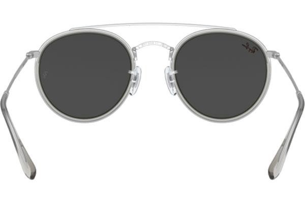 Слънчеви очила Ray-Ban Round Double Bridge RB3647N 9211B1 Заоблени Сребърна