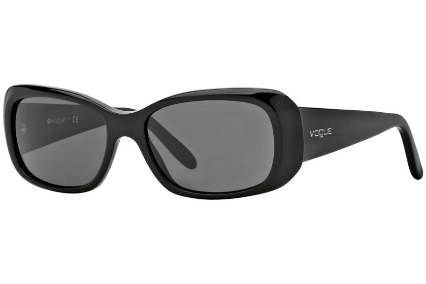 Okulary przeciwsłoneczne Vogue Eyewear Boogie Woogie Special Collection VO2606S W44/87 Prostokątne Czarne