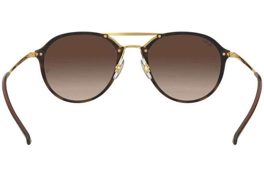 Okulary przeciwsłoneczne Ray-Ban Blaze Double Bridge Blaze Collection RB4292N 710/13 Pilotki (Aviator) Havana