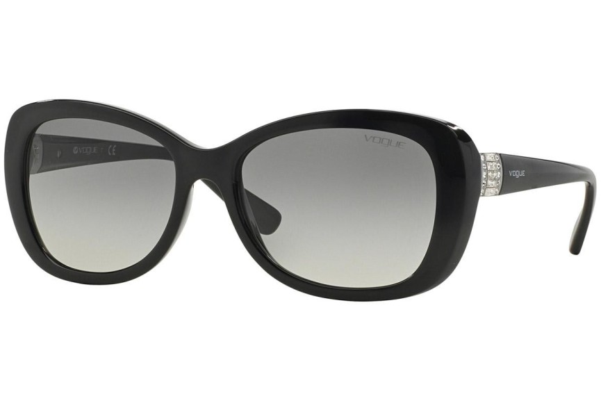Okulary przeciwsłoneczne Vogue Eyewear VO2943SB W44/11 Oversize Czarne